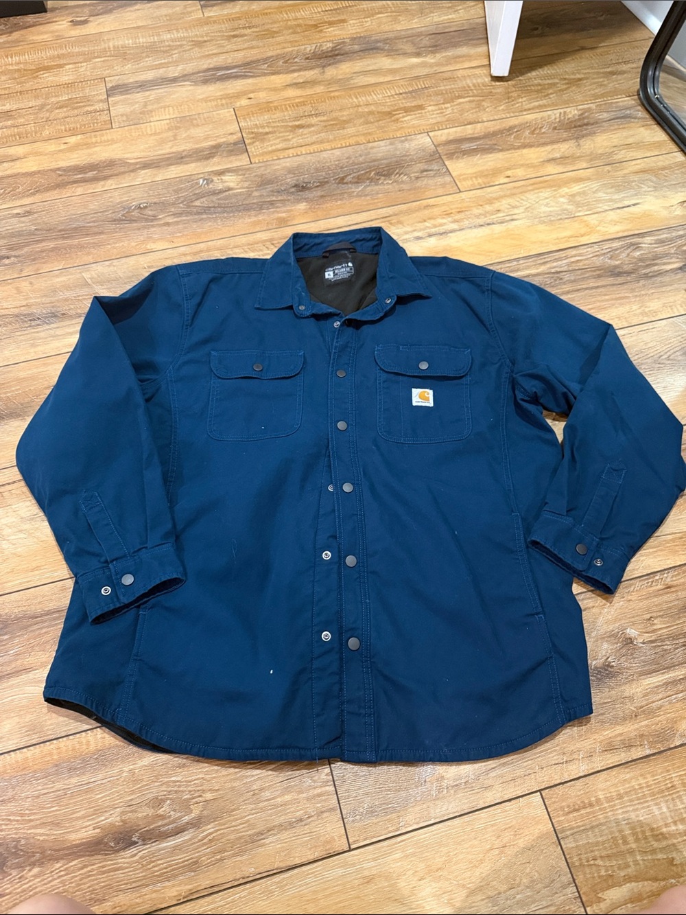 Men’s relaxed fit navy Carhartt jacket
